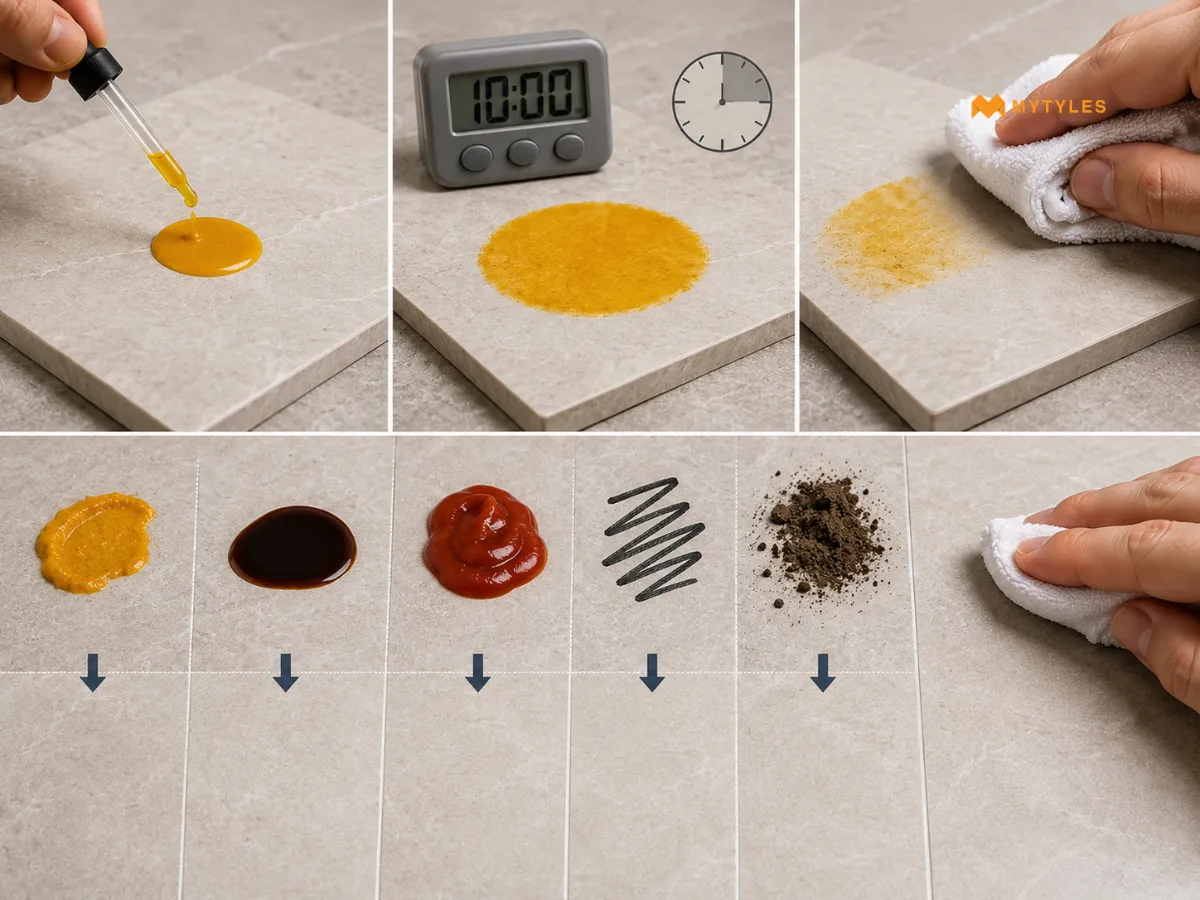 Stain Resistance Test 